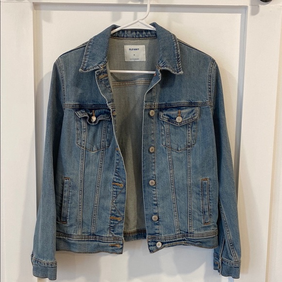 Old Navy Blue Jean Jacket Classic Trucker Style - Picture 8 of 8